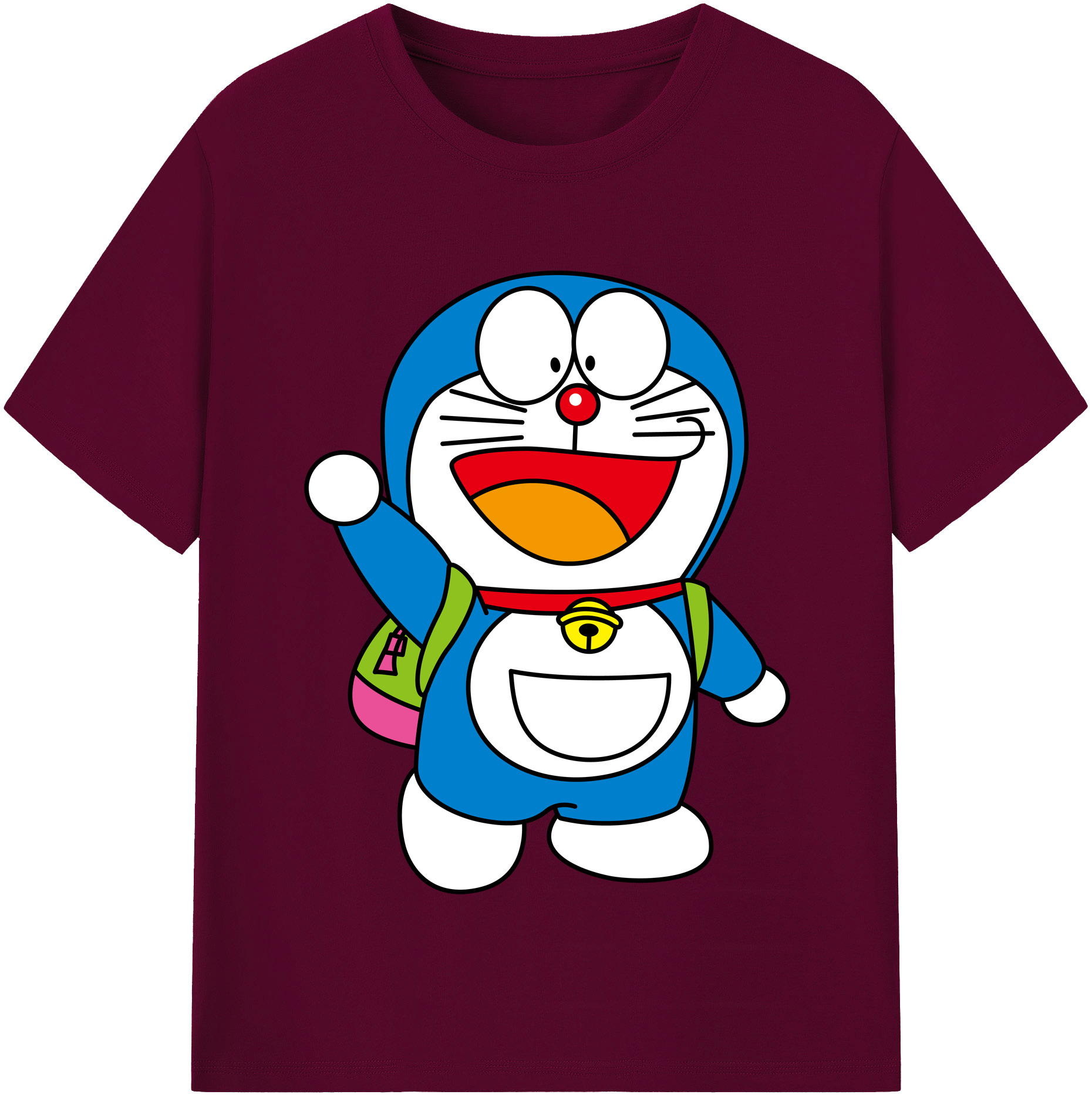 （画像用） ドラえもん Doraemon レディースカジュアルプリントTシャツ（綿100％）